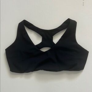 Joah Brown Black Cross Back Top size M/L